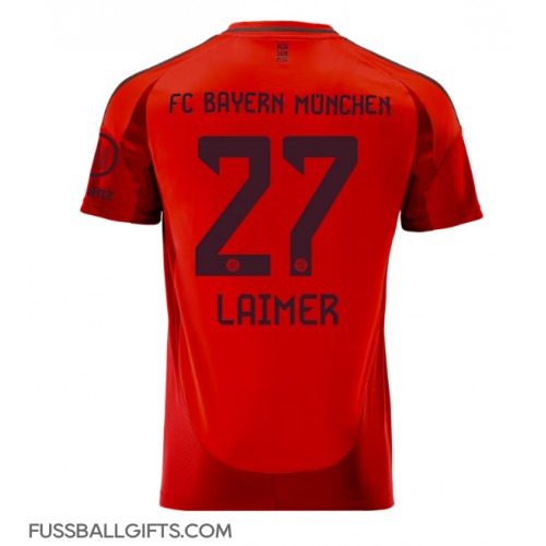 Bayern Munich Konrad Laimer #27 Fußballbekleidung Heimtrikot 2024-25 Kurzarm